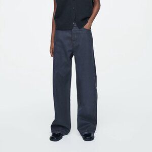 Brand NWT COS VOLUME SPRAYED WIDE-LEG JEANS